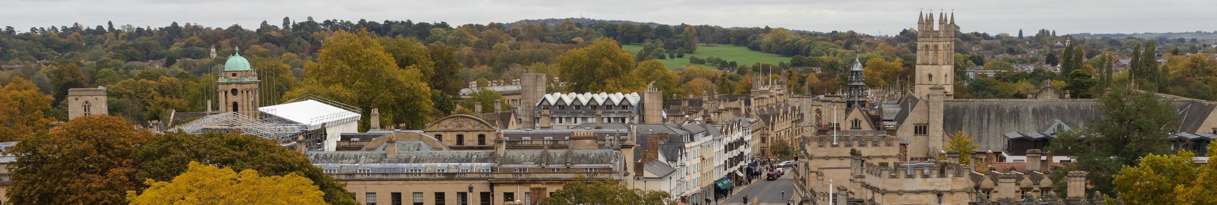 aerial view oxford  